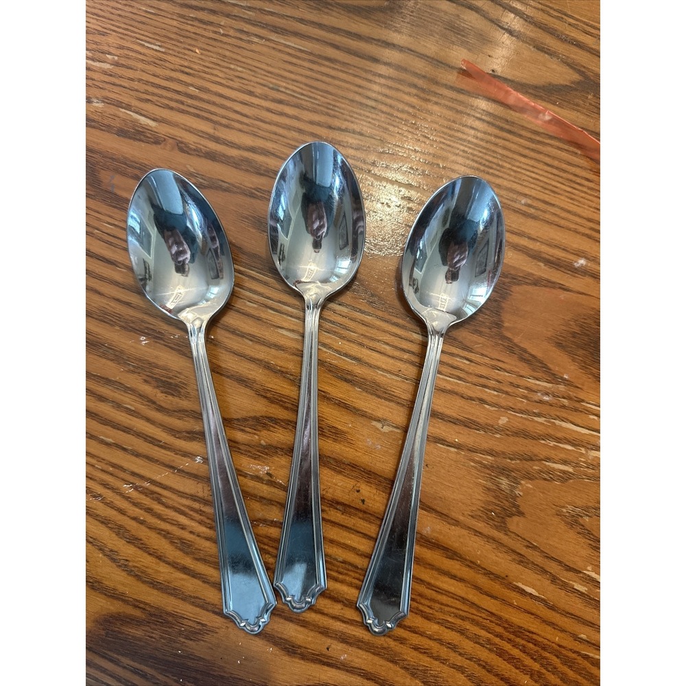 Wallace Hammond Tablespoons‎ Set of 3 Stainless Flatware 18/0 Glossy